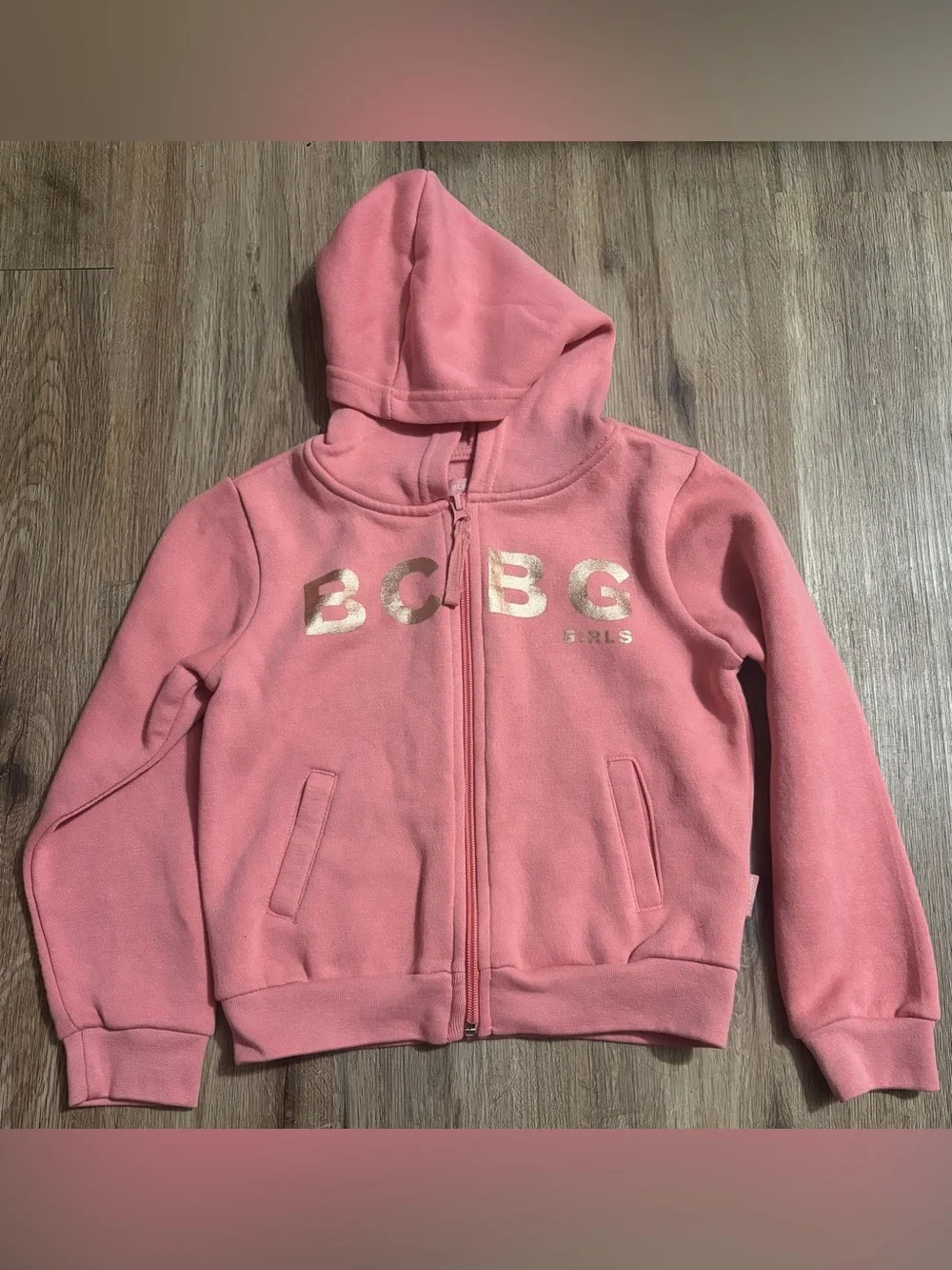 BCBG Girls - Pink Fleece Jacket and Shirt Set - Size 4